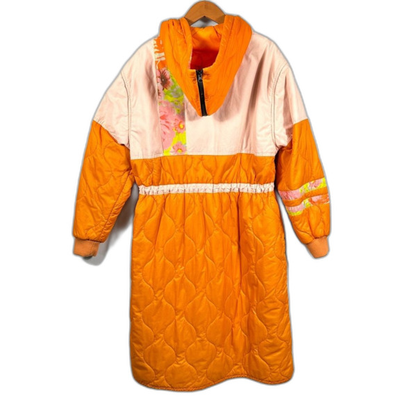 We The Free For Free People Neon Colorful Quilted Firefly Parka Size Small - Picture 5 of 16